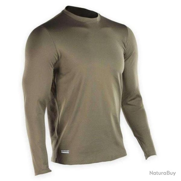 T shirt thermorgulateur Under Armour Coldgear IR Vert