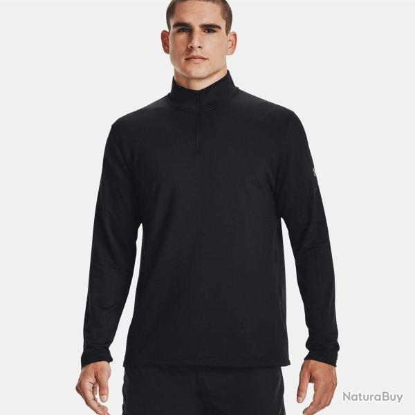 T shirt thermorgulateur Under Armour LW 1 4 ZIP Noir