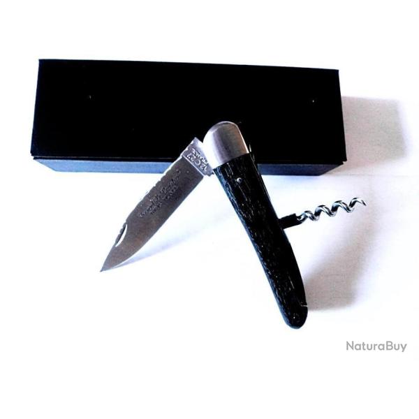 Couteau de poche artisanale en bois de morta