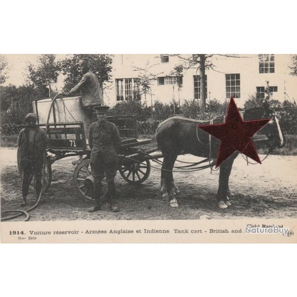CPA - Militaires - Voiture r�servoir - Arm�e Anglaise et Indienne N�838
