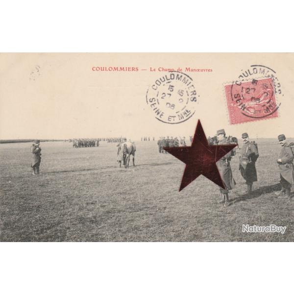 CPA - MILITAIRE - COULOMMIERS - Le Champ de Manoeuvre N�835