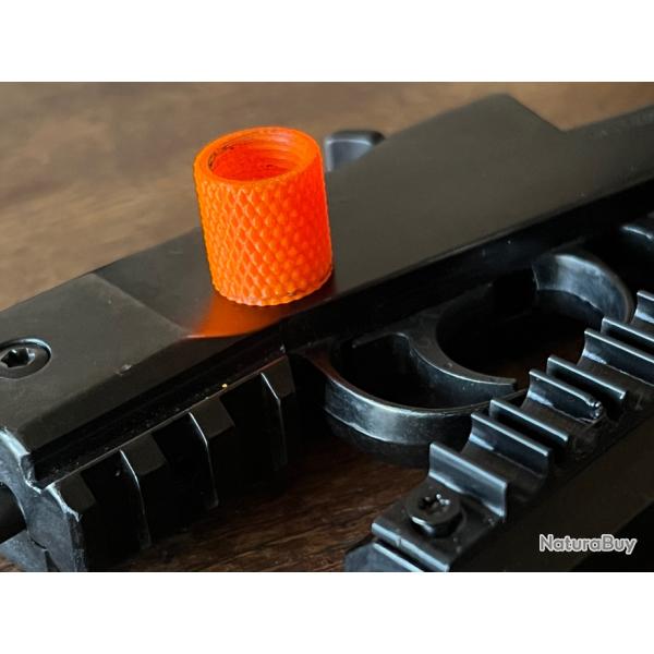 1/2x20 UNF Protection filetage ORANGE fluo