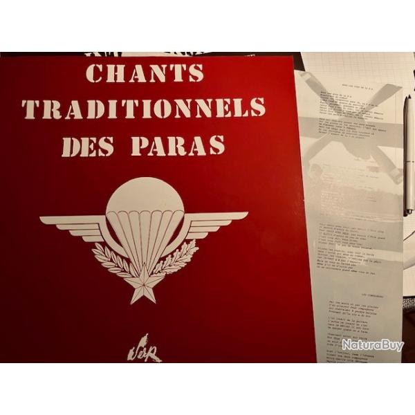 Chants Paras - 33T 30cm et �cole militaire (St CYR)