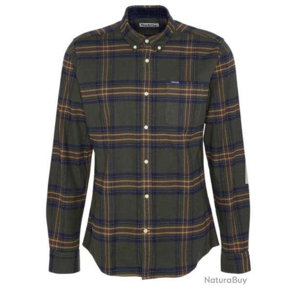 BARBOUR chemise Portdown tartan kaki