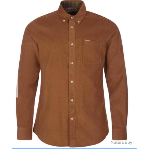 BARBOUR chemise RAMSEY en velours brown