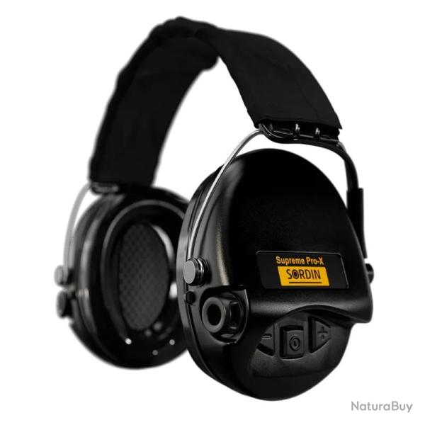 Casque Anti-Bruit �lectronique Sordin Supreme Pro X - noir