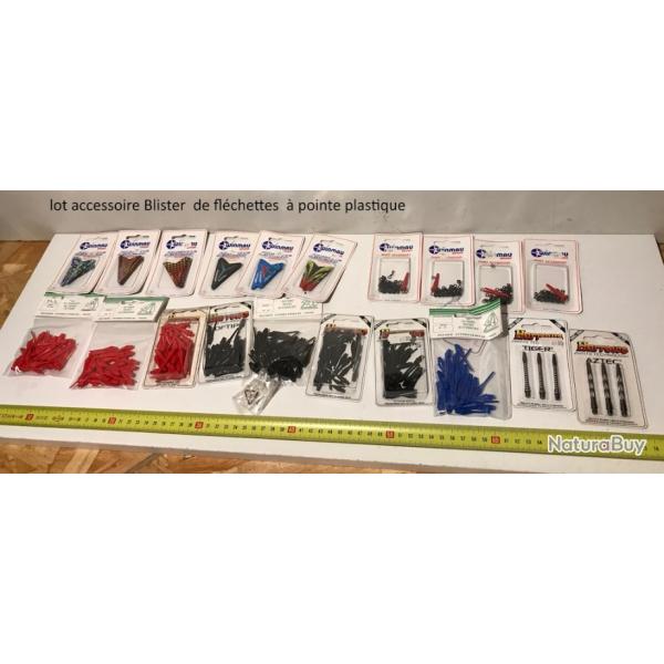 Lot accessoire Blister  de flchettes   pointe plastique