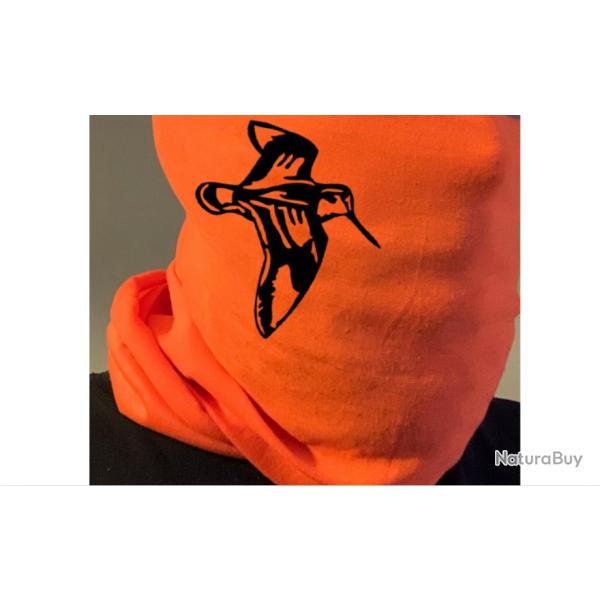Cache cou orange camouflage 16en 1 . C