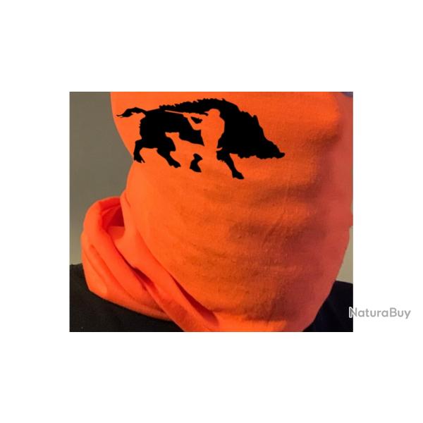 Cache cou orange camouflage 16en 1 . E