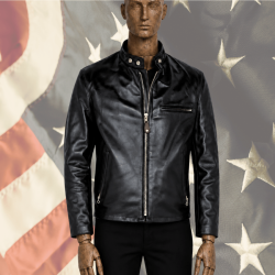 Blouson Cuir Racer 141 Cuir de Vachette Schott USA