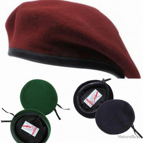 B�RET COMMANDO LE CENTURION FABRICATION Fran�aise 60, Rouge