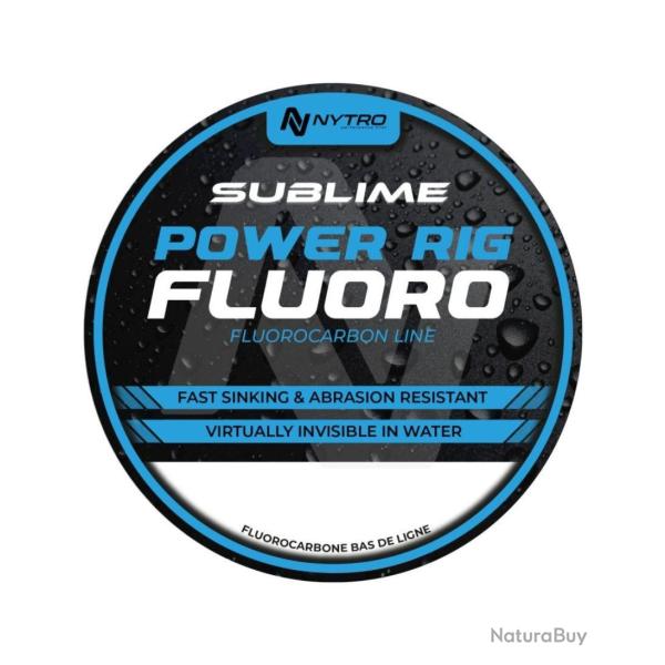 NYTRO FIL DE P�CHE SUBLIME POWER RIG FLUORO 50M NYTRO 0,13mm 50m
