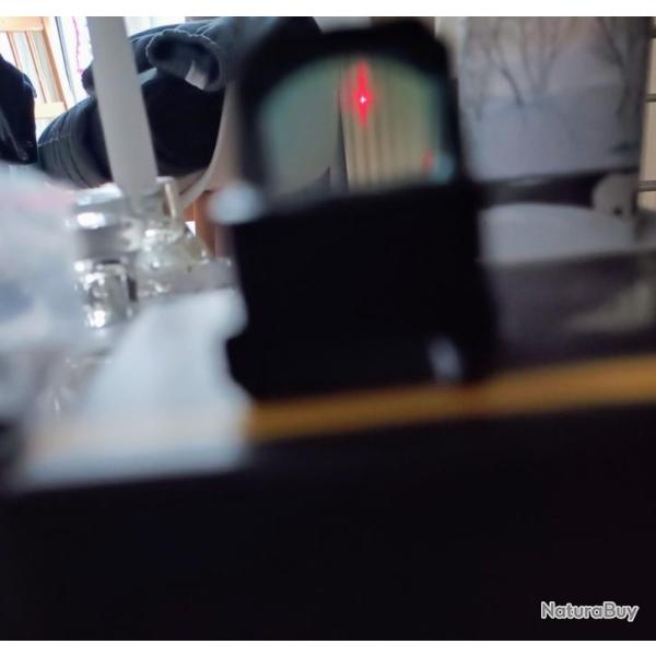 Point rouge cvlife complet,platine Glock,et rail pica.