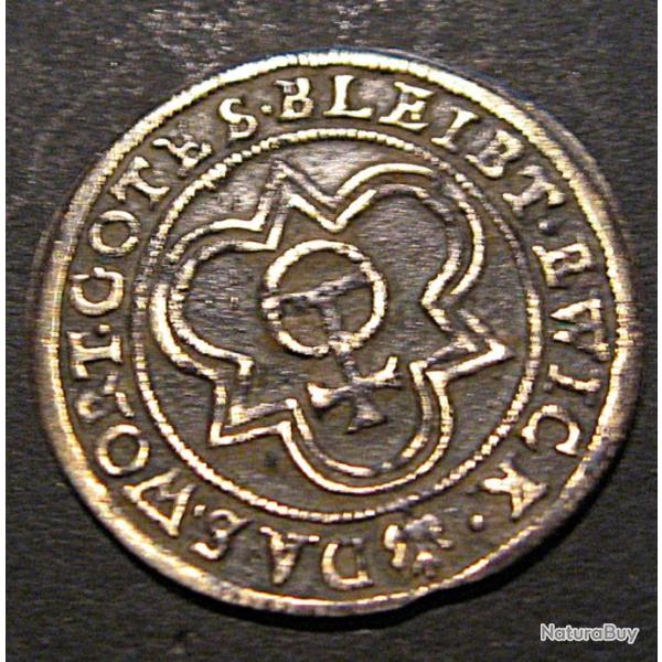 ALLEMAGNE rare monnaie  jeton de compte 1586 Hanns Krauvinckel Nuremberg