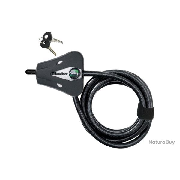 C�ble de s�curit� 8mm Masterlock Python
