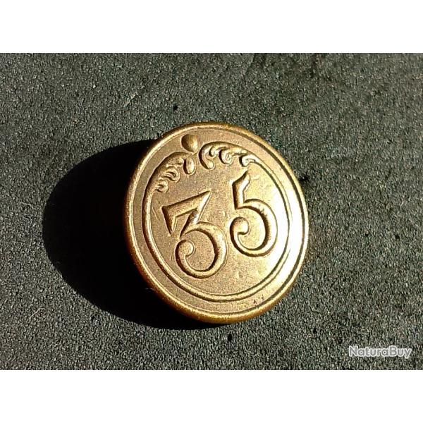 Bouton du 35�me r�giment d' infanterie de ligne Empire