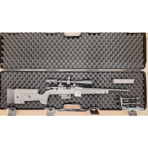 Pack BERGARA B14 R-TRAINER STEEL 22LR + ELEMENT OPTICS HELIX GEN2 6-24x50 FFP APR-2D MRAD