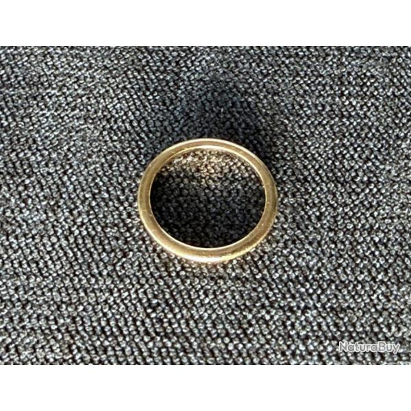 Petit anneau or jaune 18 carats - taille 46 - bague - alliance