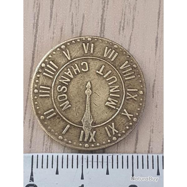 Jeton bon pour une audition chez minuit chanson Bd de Clichy musique disque chanteur