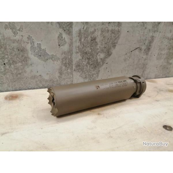 Silencieux Ase Utra Dual 556-BL -  223 / 222 - Montage Borelock - Cerakote FDE