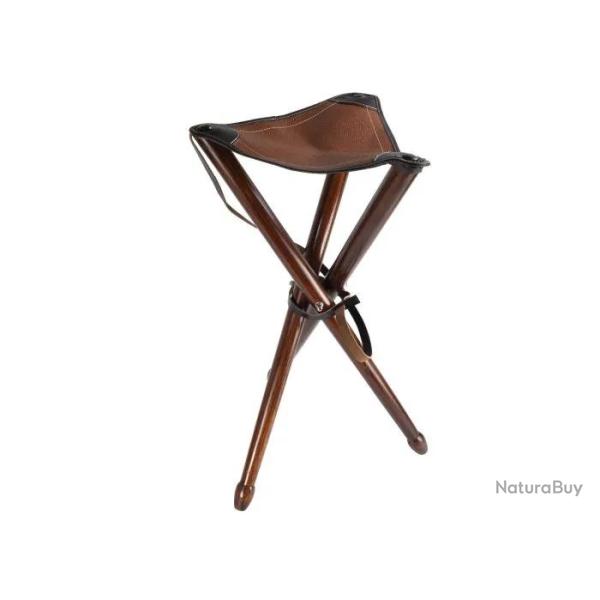 Tr�pied Januel En Bois 65 cm Avec Dessus En Cuir