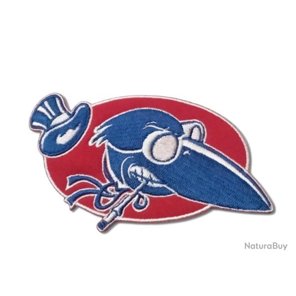 Patch brod Rockabilly  coudre ou  thermocoller Hauteur 55 mm Largeur 110 mm