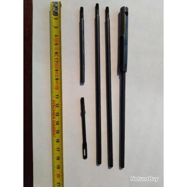 baguette de nettoyage acier pour armes de calibre 5,56mm