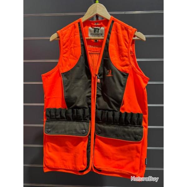 gilet tradition orange Percussion