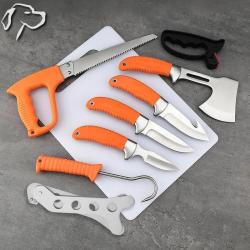 Set de Couteaux de D&eacute;pe&ccedil;age Professionnel Sp&eacute;cial Chasse et Boucherie