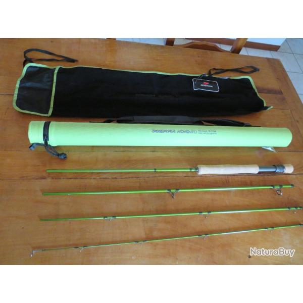CANNE A MOUCHE SCIERRA MEMENTO  9 PIEDS SOIE 7 ETAT TOTALEMENT NEUF  PRIX EN BAISSE , DERNIER PRIX!!