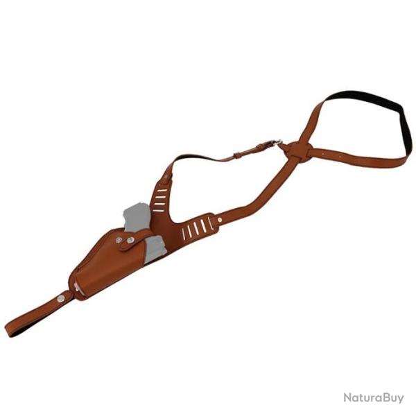 Holster d'�paule pour droitier - Marron - LIVRAISON GRATUITE