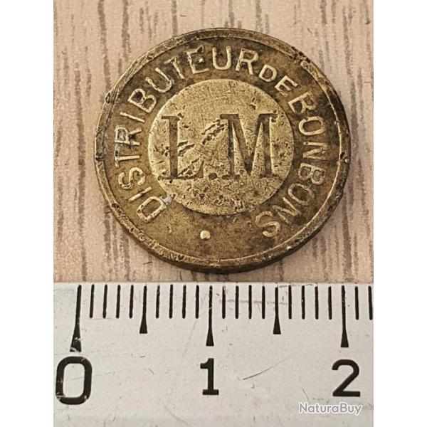 Jeton de consommation Token distributeur de bonbons