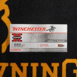 Winchester Jacketed SP 222 rem 50 grs