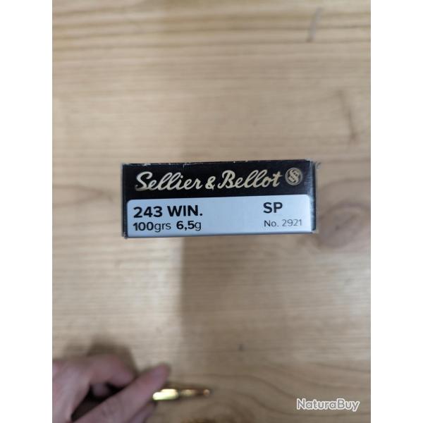 Sellier & Bellot SP 243 win 100 gr (x20)