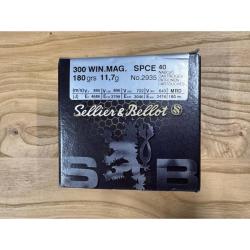 Sellier & Bellot 300 win mag (x40) SPCE 180 grains