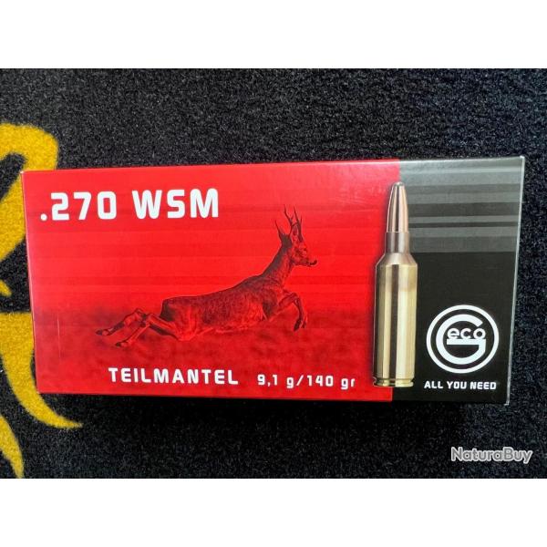 Geco Demi-blind�e 270 WSM 140 grains