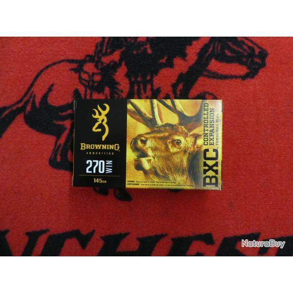 Browning BXC 270 win 145 grs (x20)