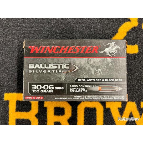 Winchester Ballistic Silvertip 30-06 150 grs