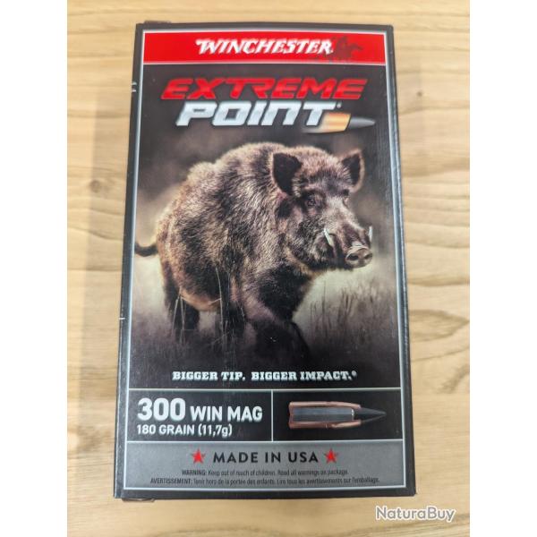 Winchester Extreme Point 300 win mag 180 grs
