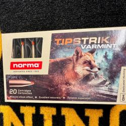 Norma TIPSTRIKE Varmint 243 win 76 grs (x20)