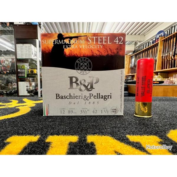 B&P SuperMagnum Steel 42 12x89 (x25) n�2/0