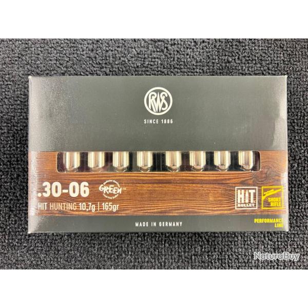 RWS HIT Short Rifle Green 30-06 165 grs