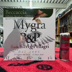 B&P Mygra Beccaccia BG 12x70 34g n&deg;8 1/2 (x25)