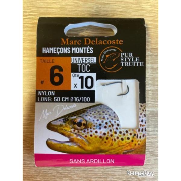 Hame�ons mont�s truite delacoste universel toc n6