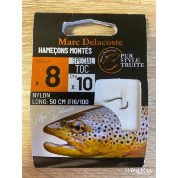 Hame�ons mont�s truite delacoste sp�cial toc n8 0,16