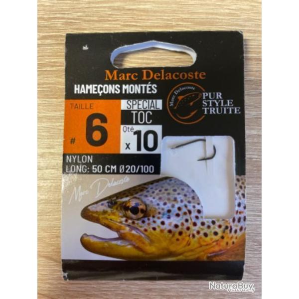 Hame�ons mont�s truite delacoste sp�cial toc n8 0,20