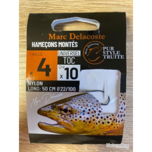 Hame�ons mont�s truite delacoste universel toc n4 0,22