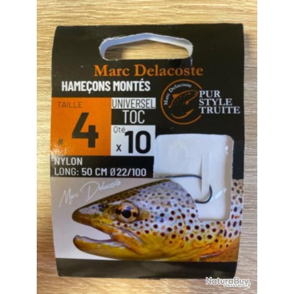 Hame�ons mont�s truite delacoste universel toc n4 0,22