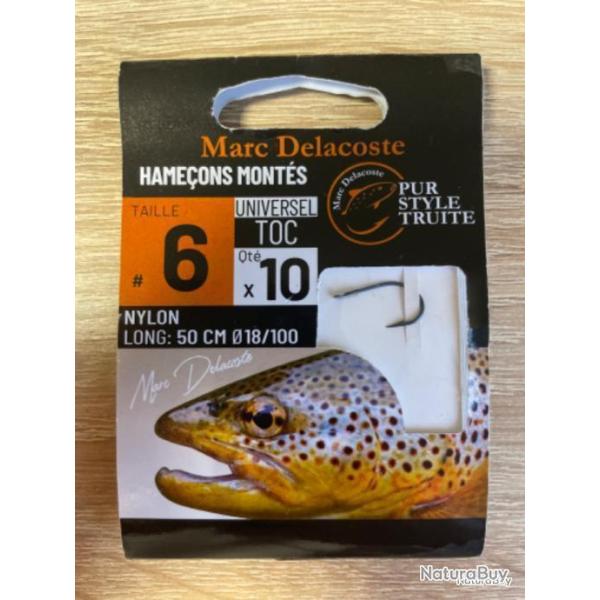 Hame�ons mont�s truite delacoste universel toc n6 0,18