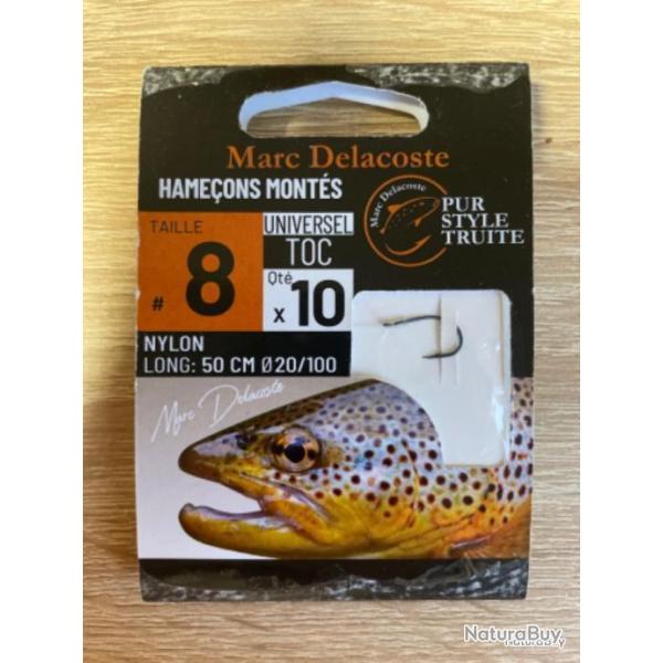 Hame�ons mont�s truite delacoste universel toc n8 0,20
